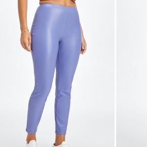 NWT Fabletics Vegan Leather High-Waisted Legging